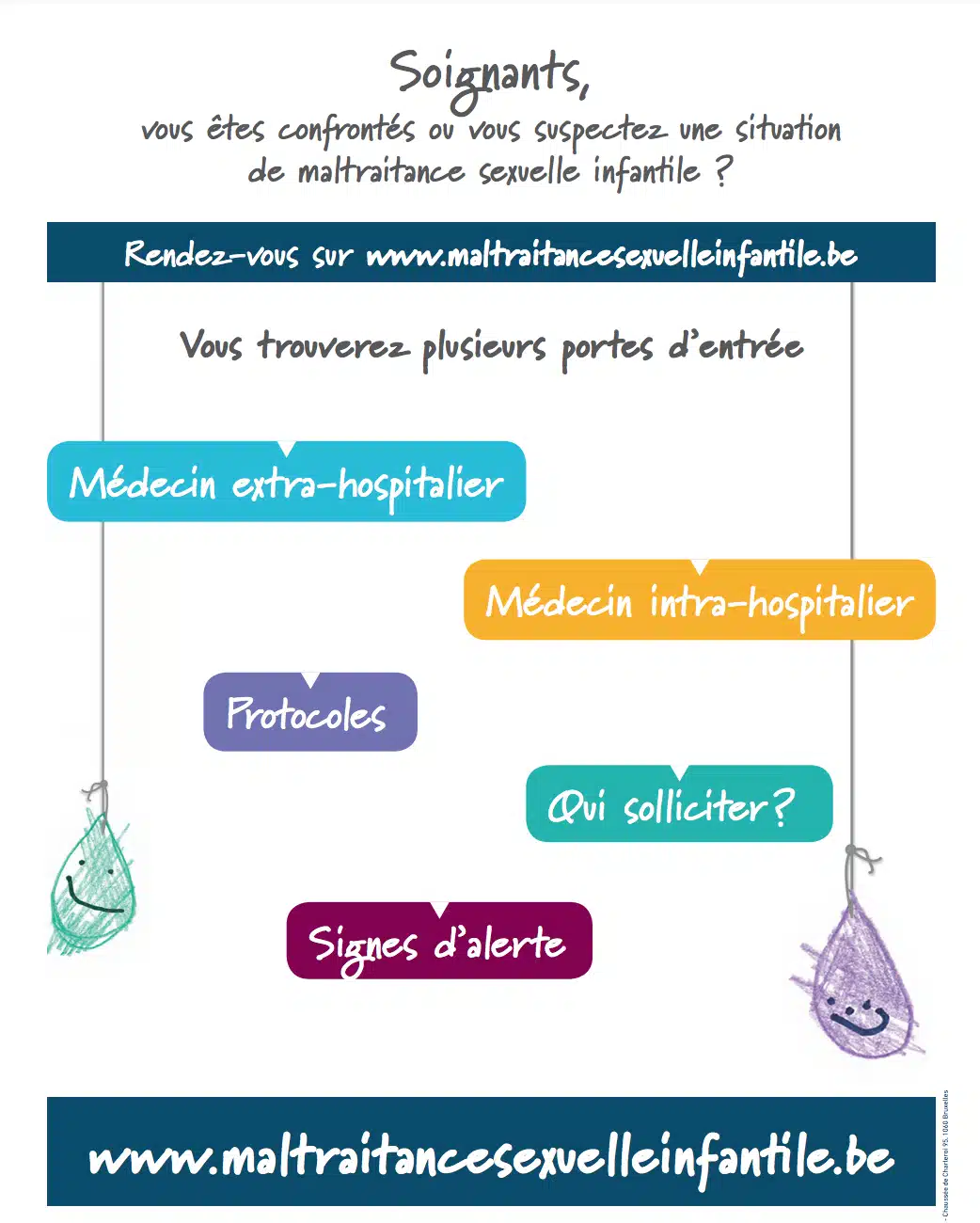 Affiche site internet maltraitance sexuelle infantile