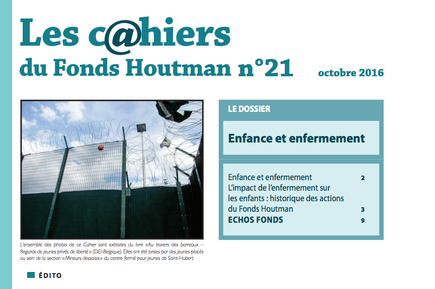 Cahier 21 - Enfance et enfermement