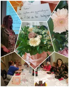 photocollage Mangeurs heureux